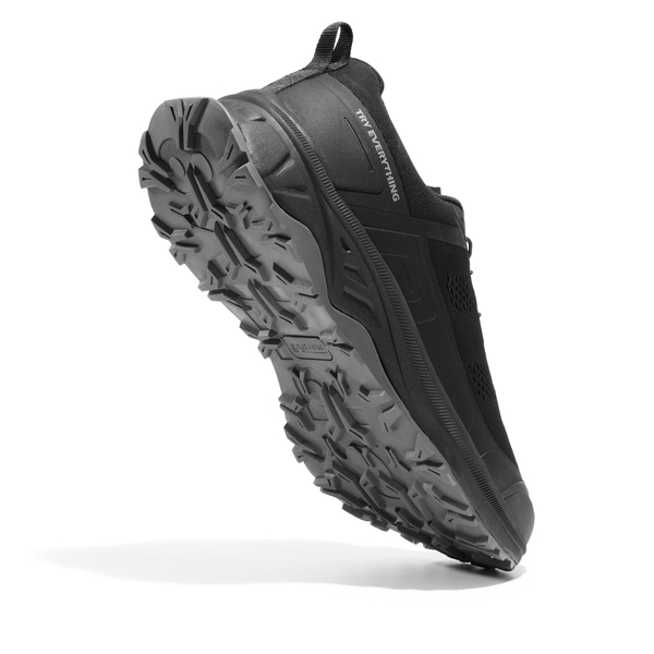 Men's Breathable Trail Running Shoes  - BLACK - 5
